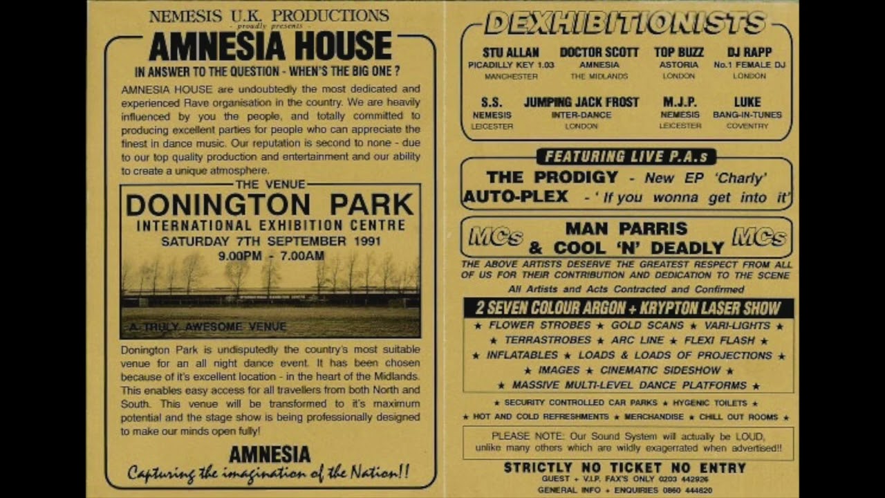 Doc Scott - Amnesia House: Donington Park