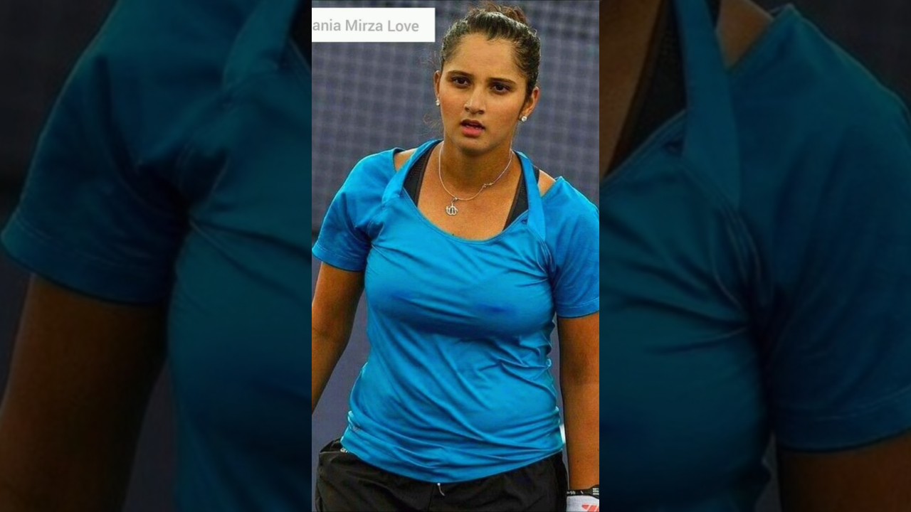 Sania Mirza playing single Tennis Match 🎾&hearts;️ #saniamirza #tennis #shortsvideo #viralvideo #video