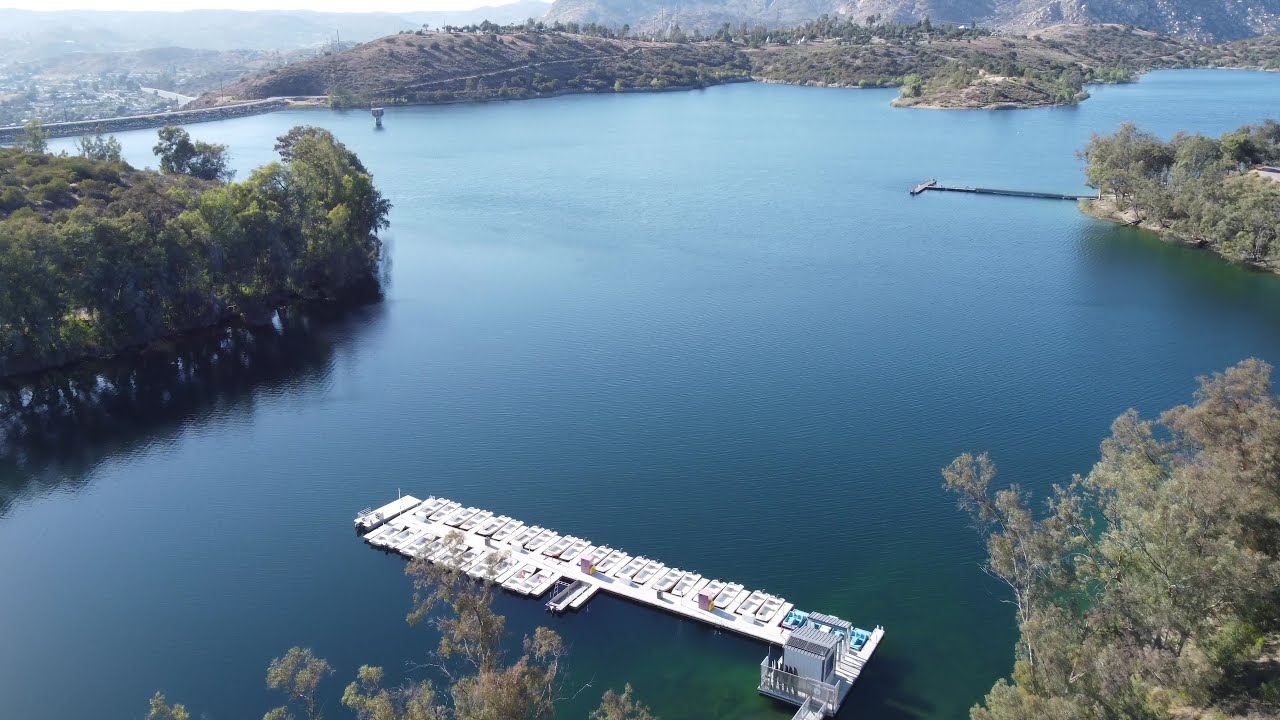 4K Drone Footage at Lake Jennings in Lakeside, CA