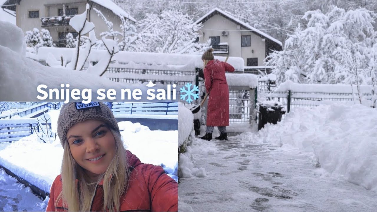 Snijeg se ne šali ❄️ Sve zatvoreno - pravi kolaps 🙆❄️🌨️ #zima #snijeg #2026 