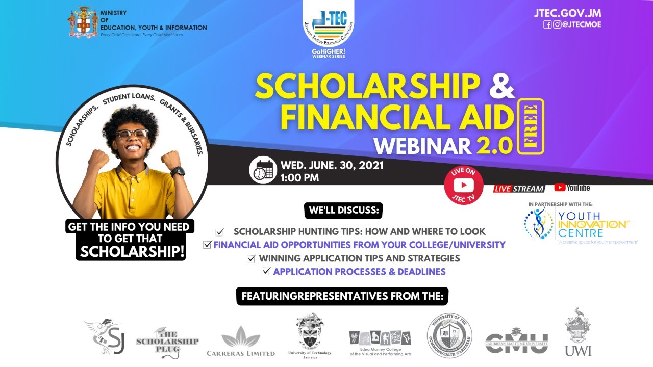 GoHiGHER! Webinar Series: Scholarship & Financial Aid Webinar 2.0 #scholarships #financialaid