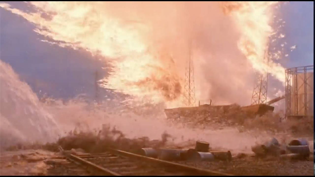 Miniature  FX pyro and flood mayhem from 'Killerfish' 1979
