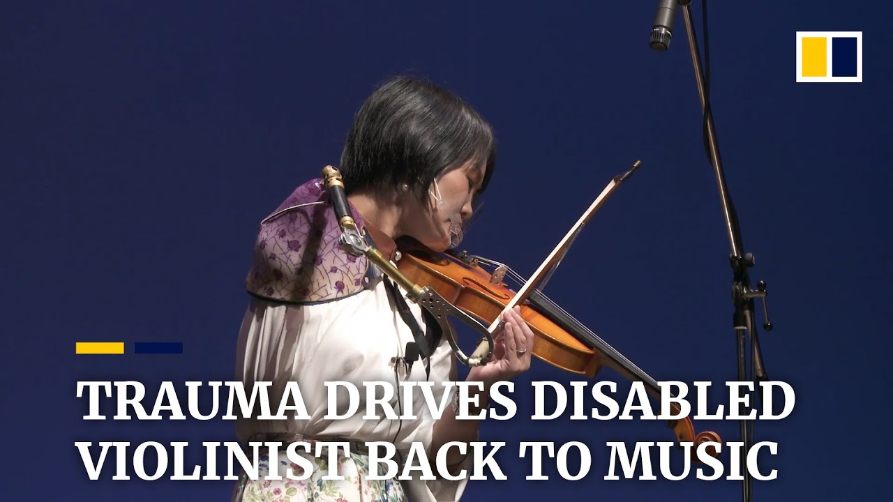 One-armed Japanese woman rediscovers passion for violin with prosthetic