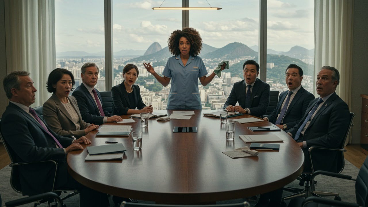 FAXINEIRA TRADUZ 6 IDIOMAS NA REUNIÃO DO MILIONÁRIO — E TODOS FICAM DE QUEIXO CAÍDO!