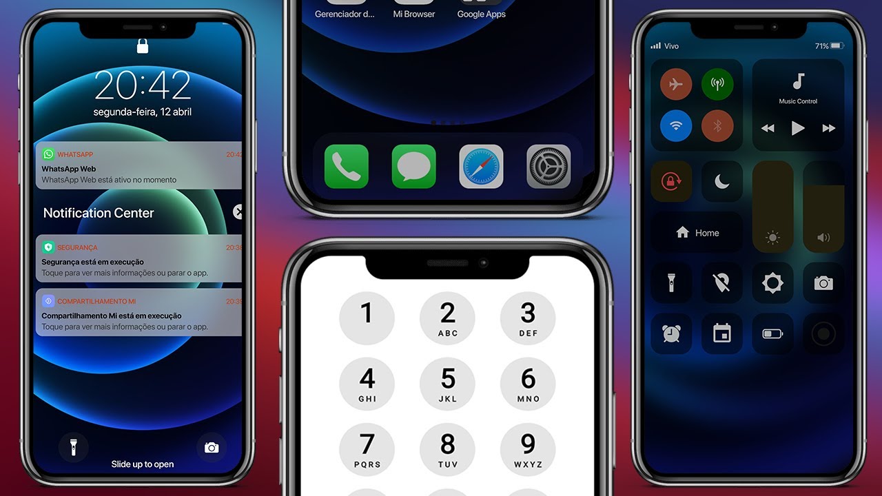 TRANSFORME SEU ANDROID EM UM IPHONE 12 IOS 14 (PERSONALIZA&Ccedil;&Atilde;O COMPLETA) 2021