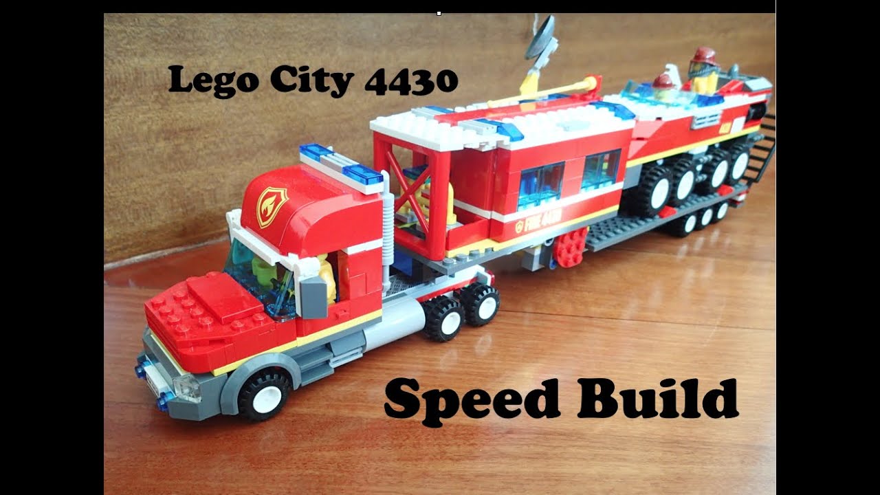 LEGO City 4430 Fire Transporter Speed Build