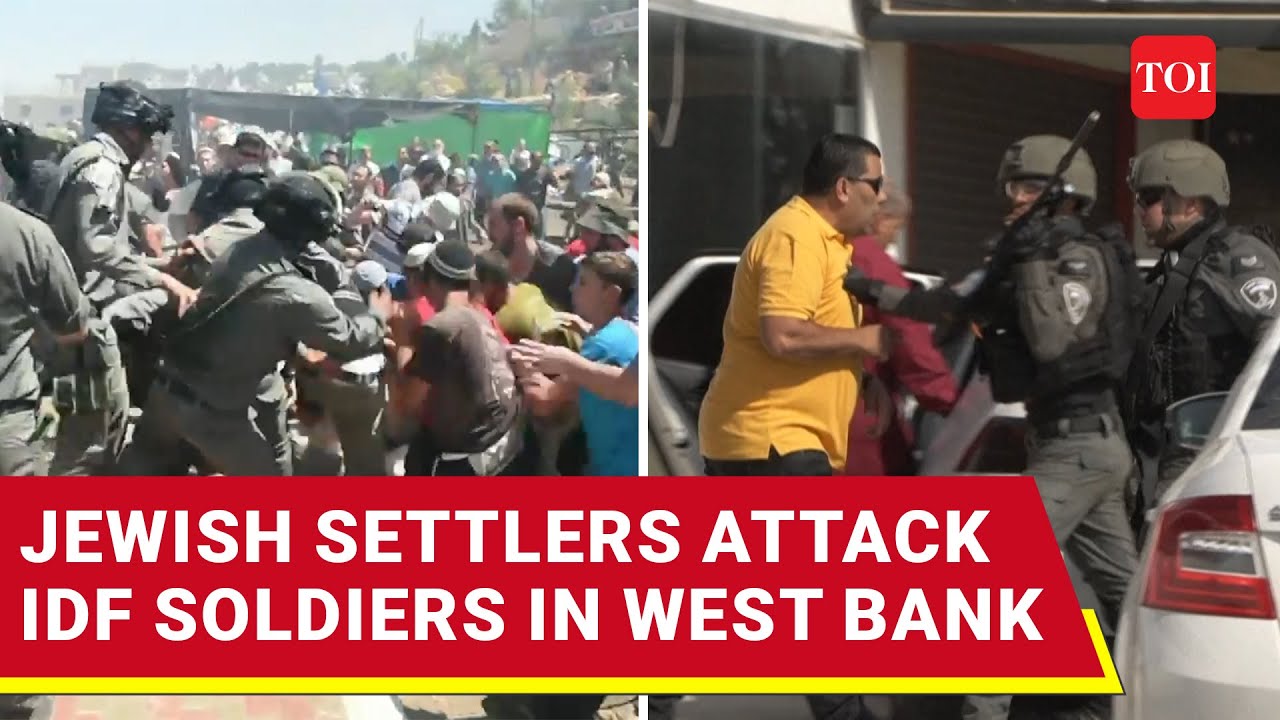 Big Humiliation For IDF: Israeli Soldiers Beaten, Sprayed With Pepper By Settlers In West Bank