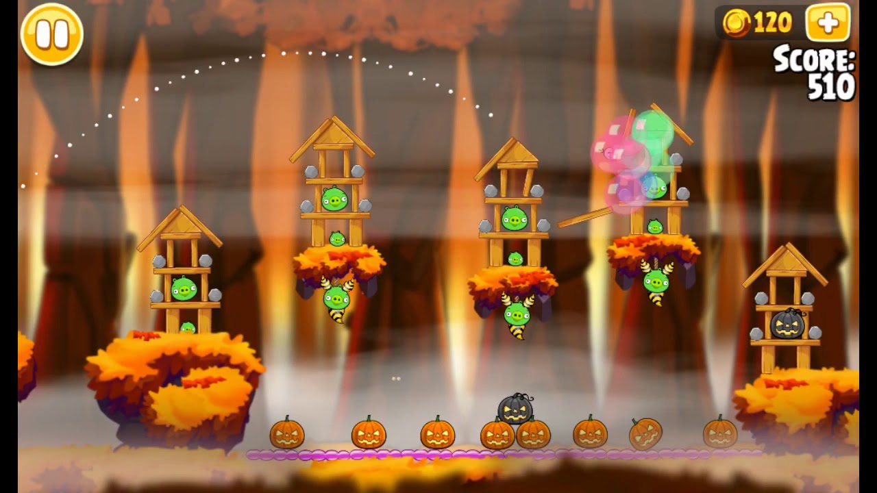 Angry Birds Seasons - Hammier Things - Golden Egg #84 - 239,650 - World Record!