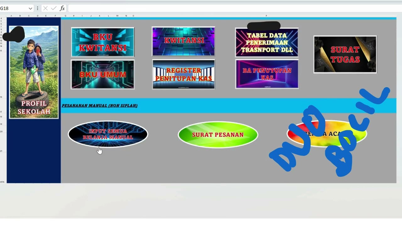 SPJ Excel Sederhana