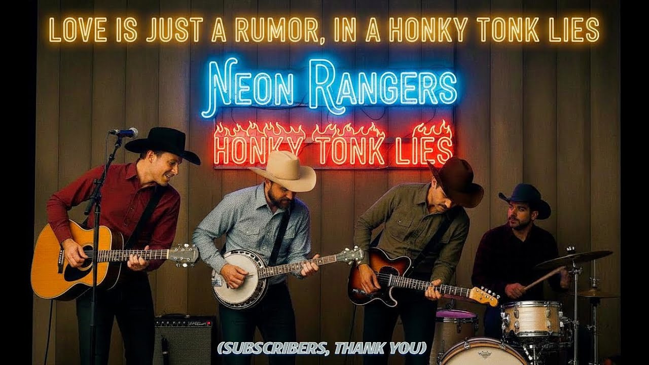 LOVE IS JUST A RUMOR, IN A HONKY TONK LIES - COUNTRY SONG II NEON RANGERS Ai