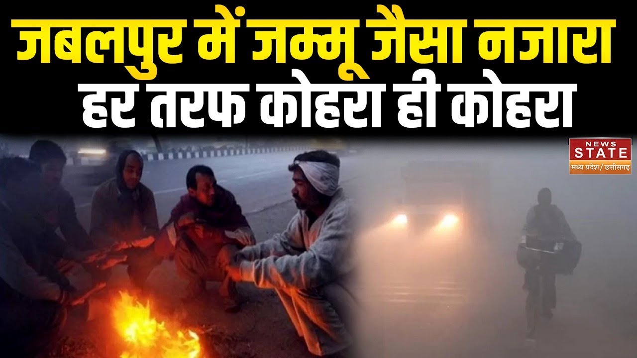 Jabalpur Weather Today: जबलपुर में जम्मू जैसा नजारा,हर तरफ कोहरा ही कोहरा |Latest News |Top News