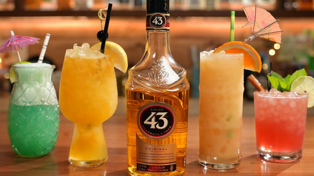 4 коктейля с ликером 43