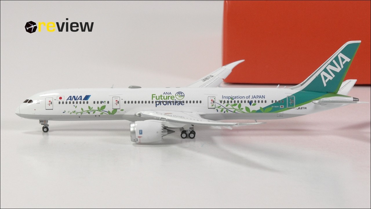 Самолет Boeing 787-9 авиакомпании All Nippon Airways в ливрее ANA Future Promise | Обзор № 864