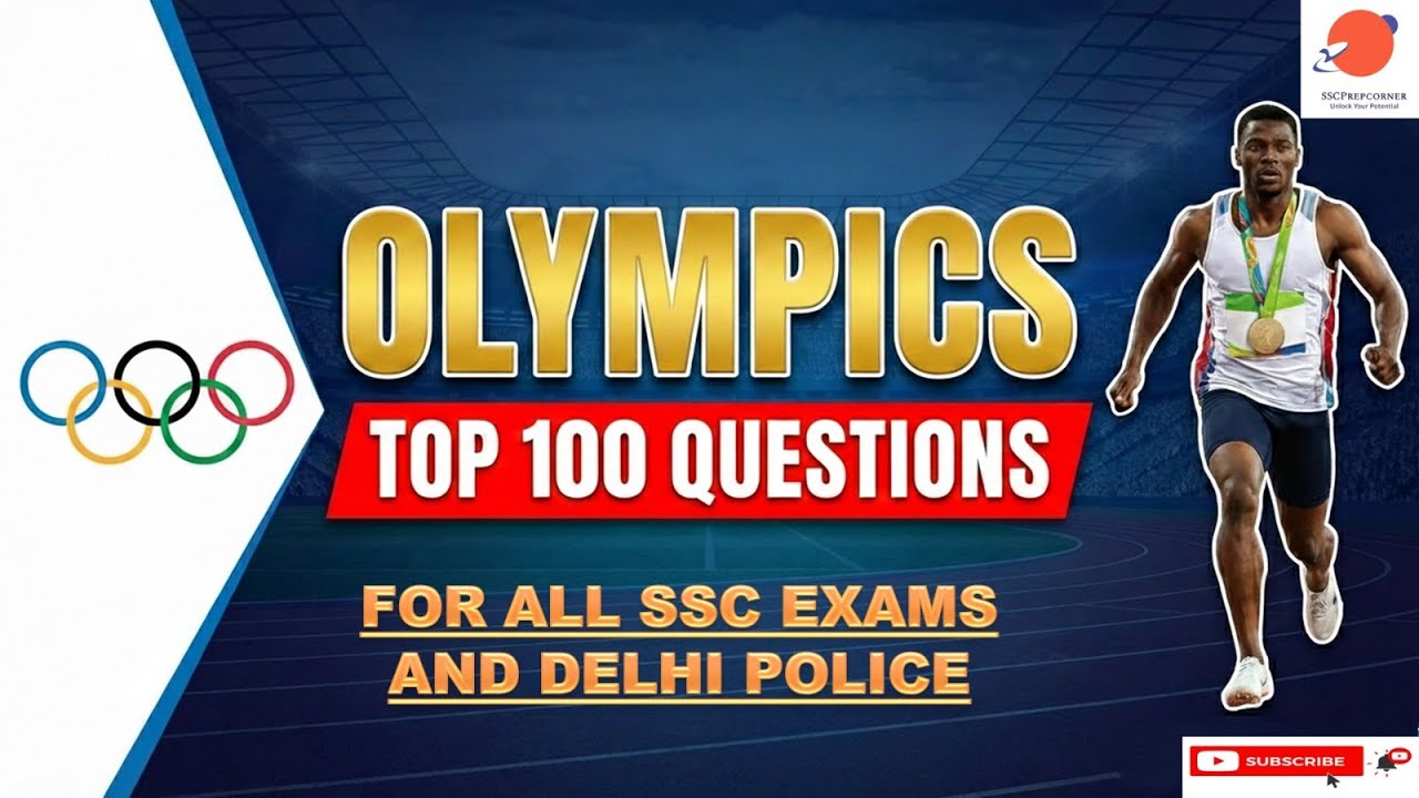 100 Most Important Olympics Questions | SSC GK | SSCPrepCorner