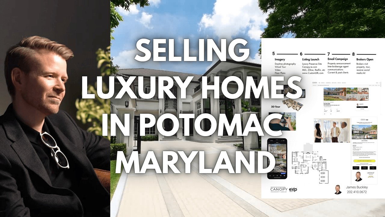 Selling your home in Potomac Maryland... James Buckley, bet real estate agent in Potomac MD