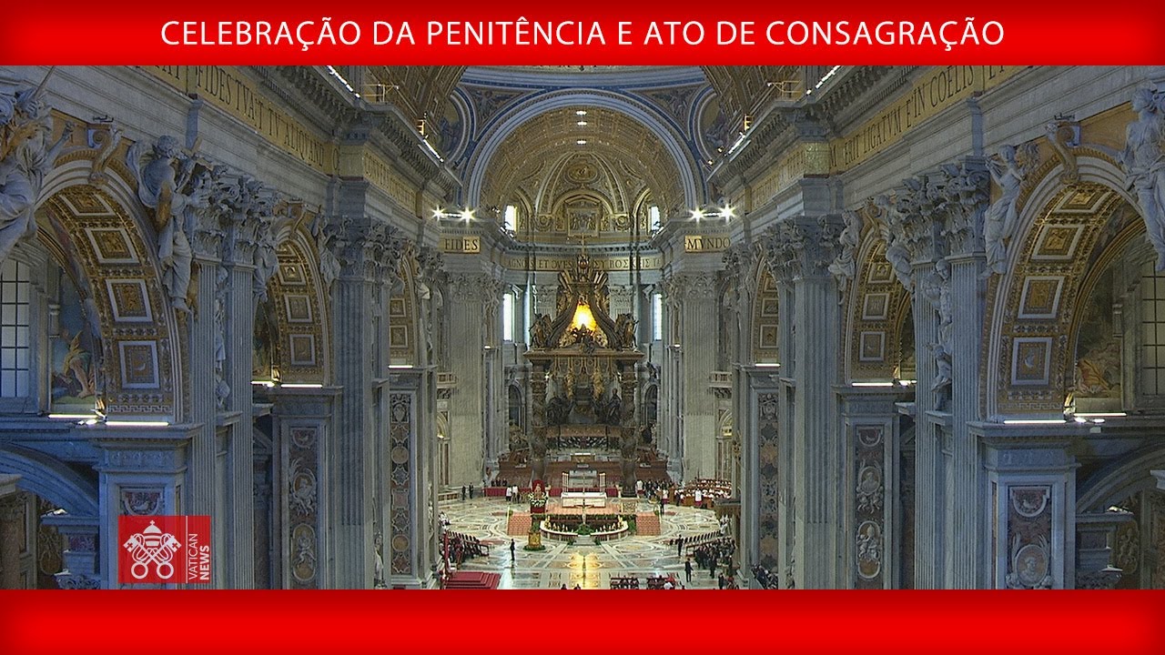 Celebração da Penitência e Ato de Consagração, 25 de março de 2022, Papa Francisco