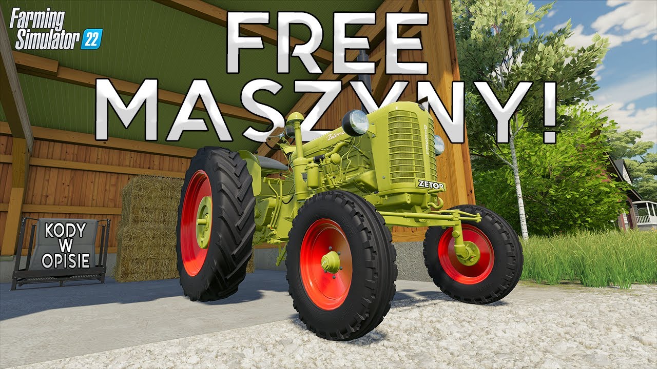 PORADNIK na KODY do FS22 - darmowe maszyny!