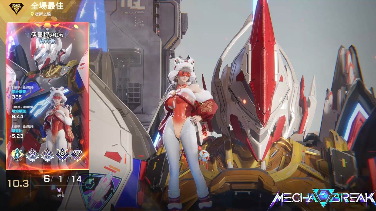 【Mecha BREAK解限機】隼/MVP/密斯之眼/6/1/14