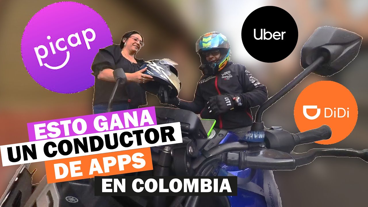 Trabajando en MotoTaxi en COLOMBIA con TODAS LAS APPS