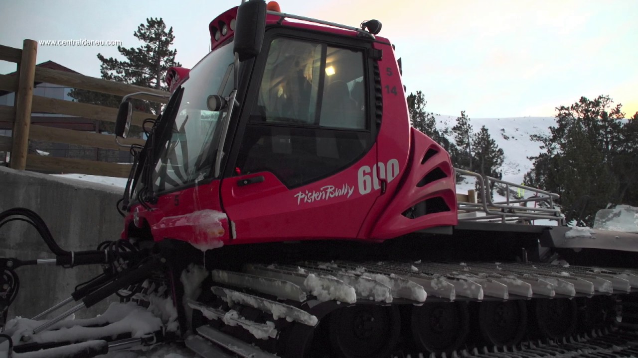 Bea Calamita, maquinista a Grandvalira