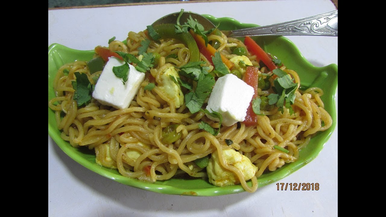 पनीर मेग्गी| paneer maggi| BY LEENA SINGODIA