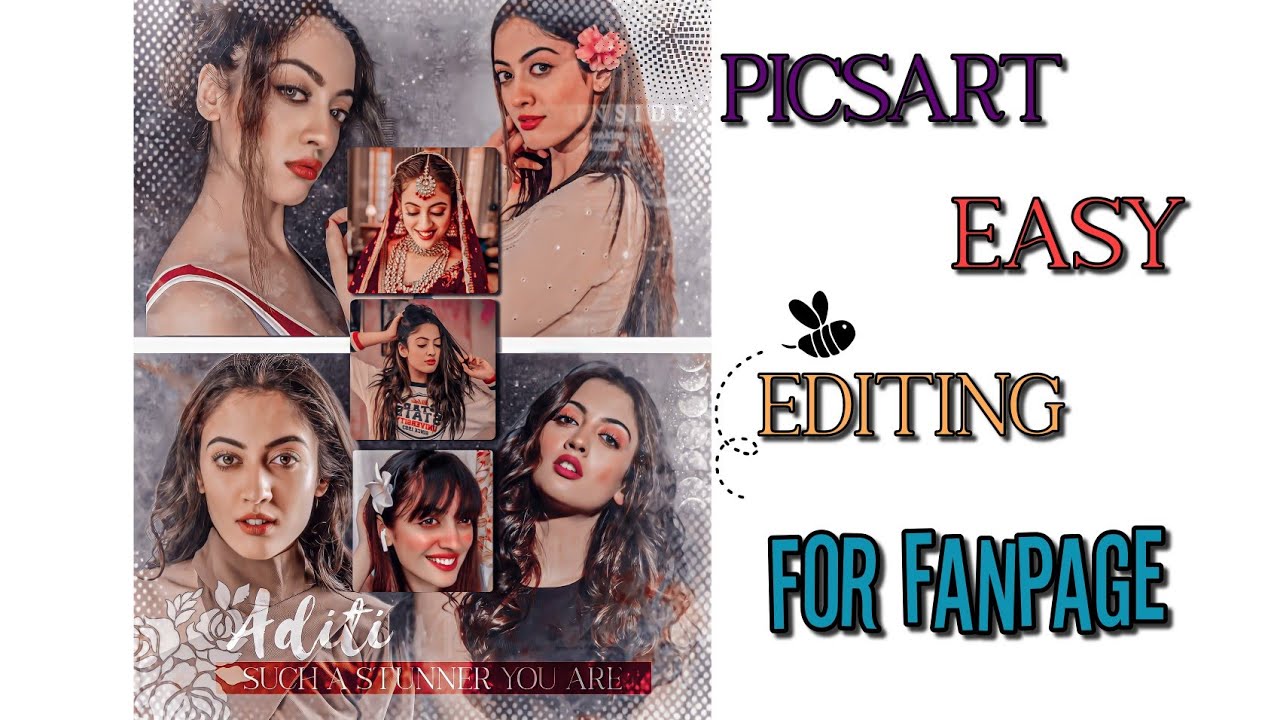 Easy PicsArt editing Tutorial for fanpage💕