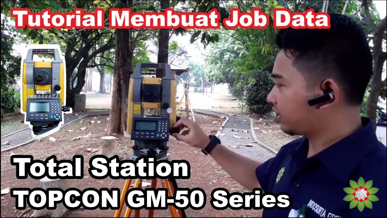 Tutorial Membuat Job Data TS Topcon GM-52 / GM-55 Series