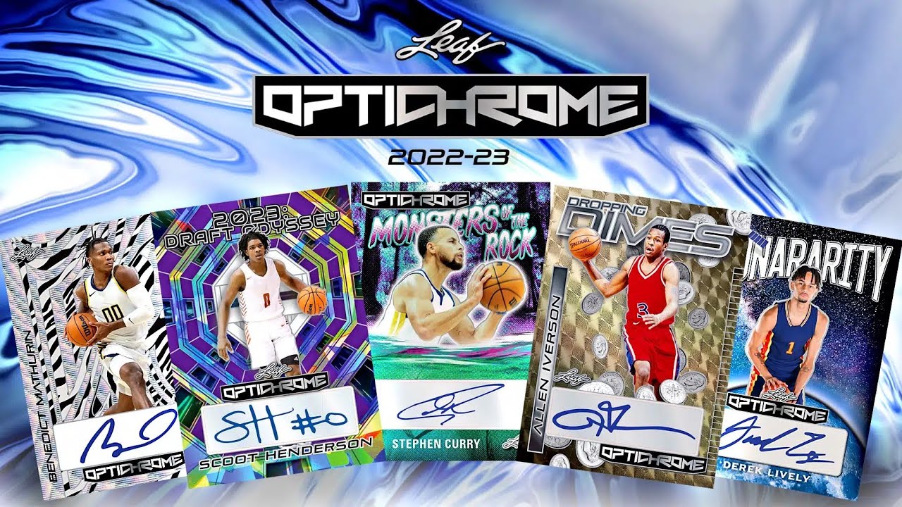 04/28/23 - eBay - 9 PM CDT - 2022-23 Leaf Optichrome Basketball Full Case Player Break