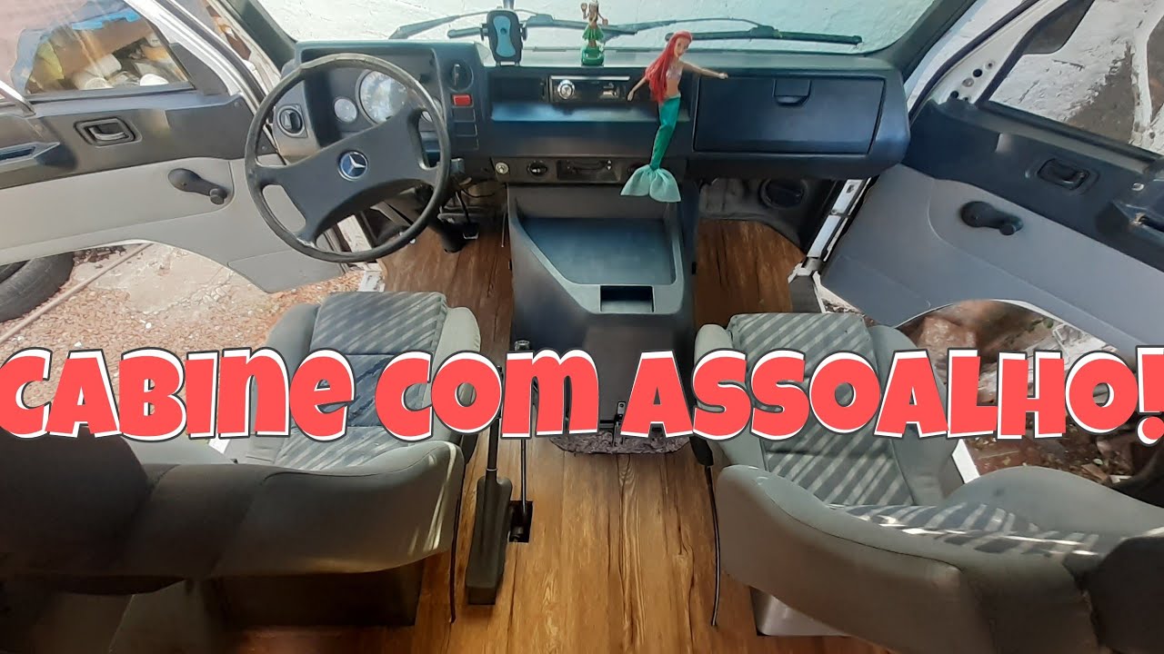 Cabine com jeito de Sala! VAN MB180 motorhome