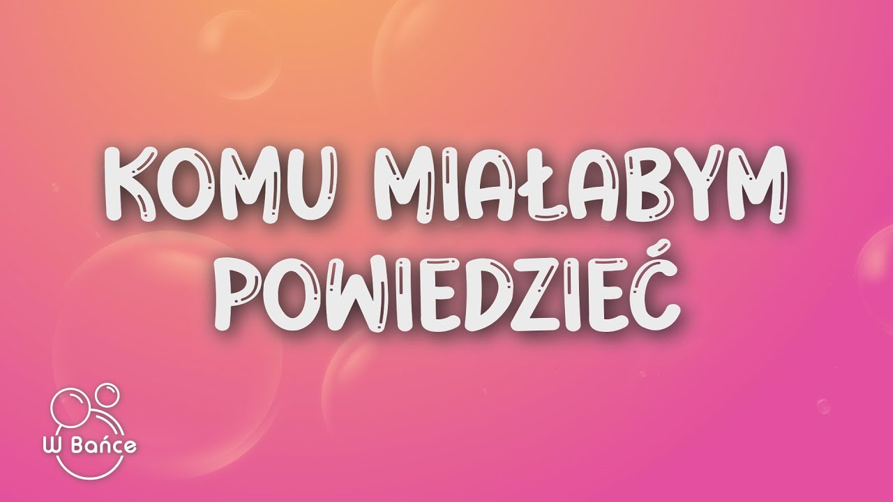 Bletka - Komu miałabym powiedzieć? (Tekst/Lyrics)
