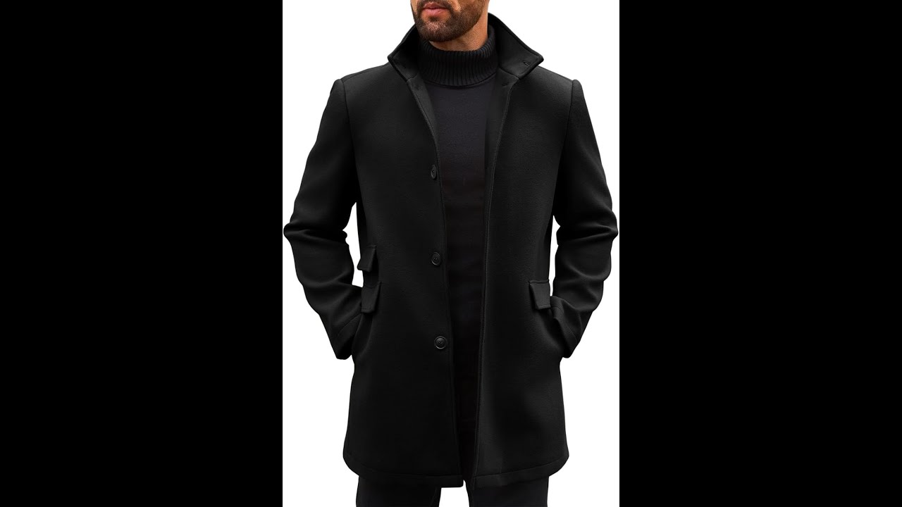 Runcati Single Breasted Pea Coat Review - Pros & Cons - Runcati mens pea coats