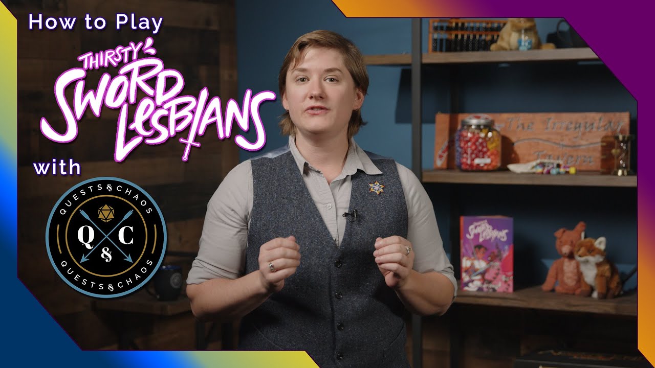 How to Play Thirsty Sword Lesbians, Powered by the Apocalypse system