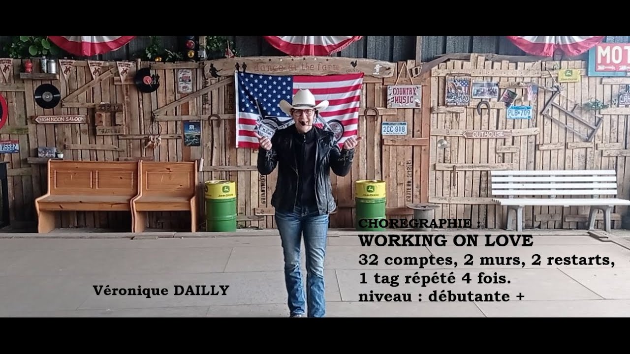 WORKING ON LOVE line dance country, Véronique DAILLY