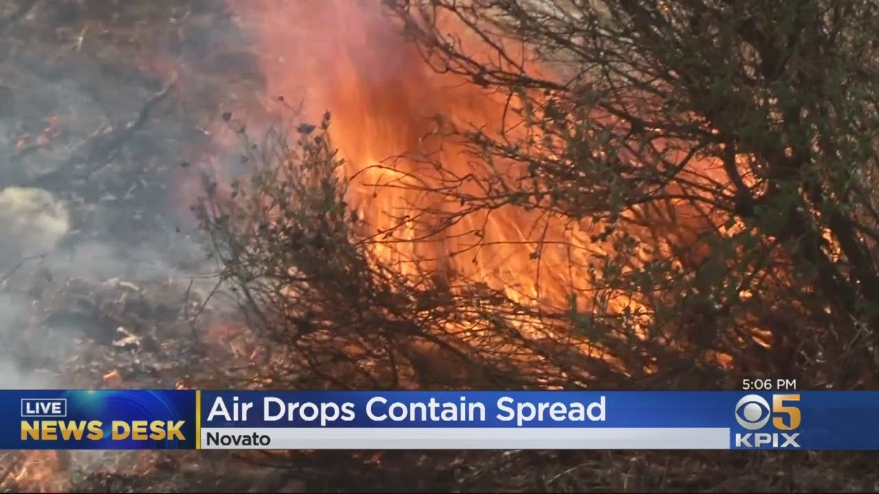 Evacuations Lifted In Novato Following Containment Of Fire Near Hwy 37