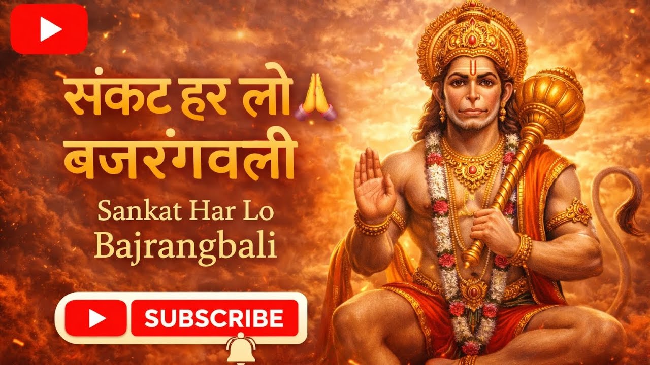 संकट हर लो बजरंगबली 🙏 | Hanuman Ji Bhajan | Powerful Hanuman Bhajan Hindi
