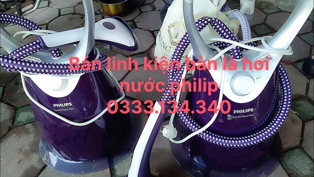 Hướng dẫn sửa bàn là hơi nước Philips GC556 GC558 GC576 không ra hơi