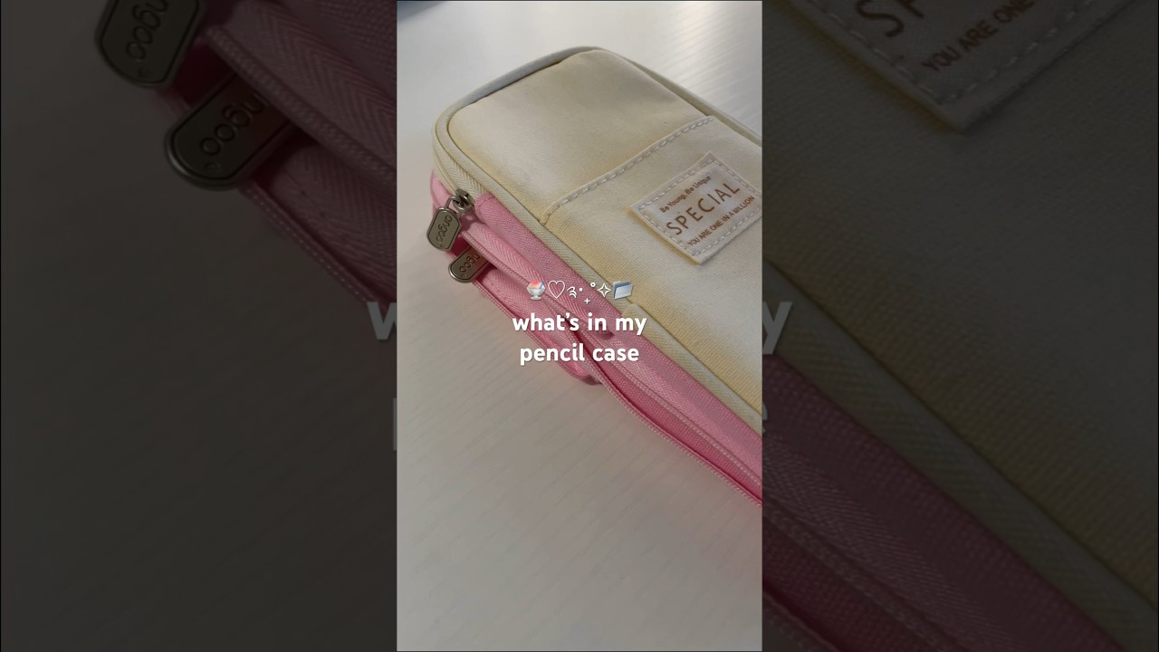 What’s in my pencil case 🍧📂 | 