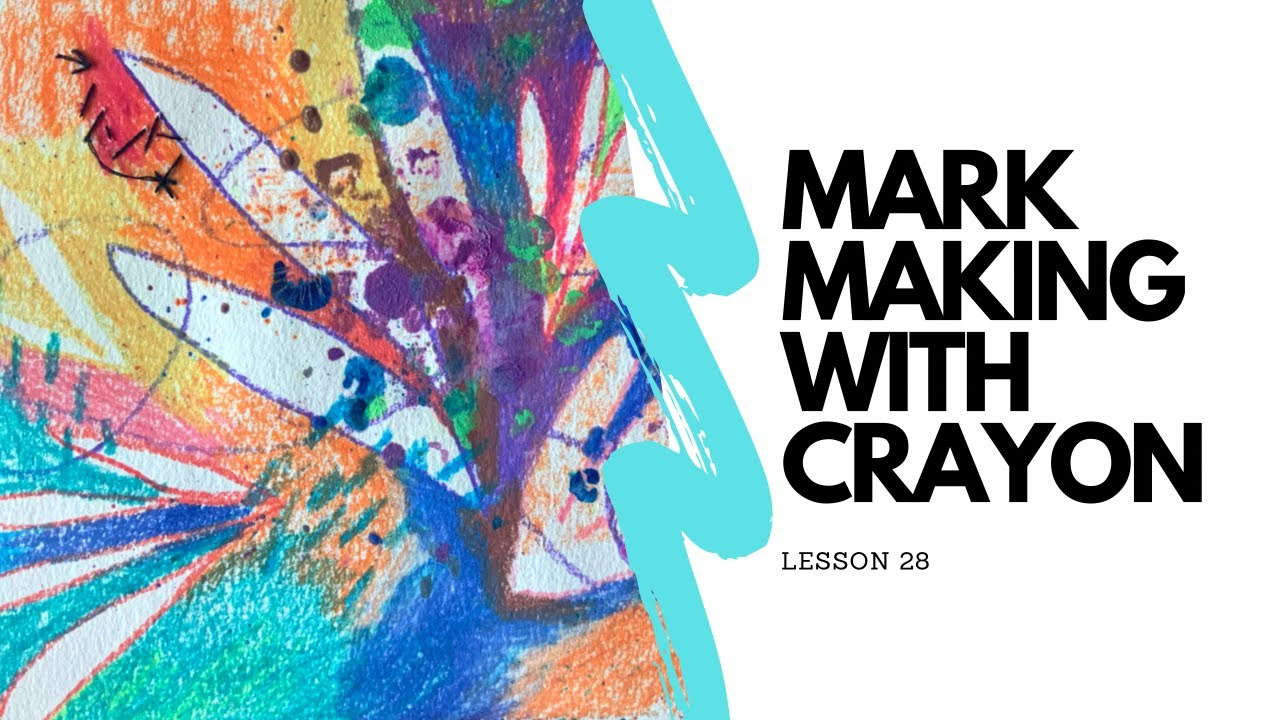 FREE Homeschool Art Curriculum | Things to do with Crayons | 52 Weeks of Art | Week 28 with Jenna