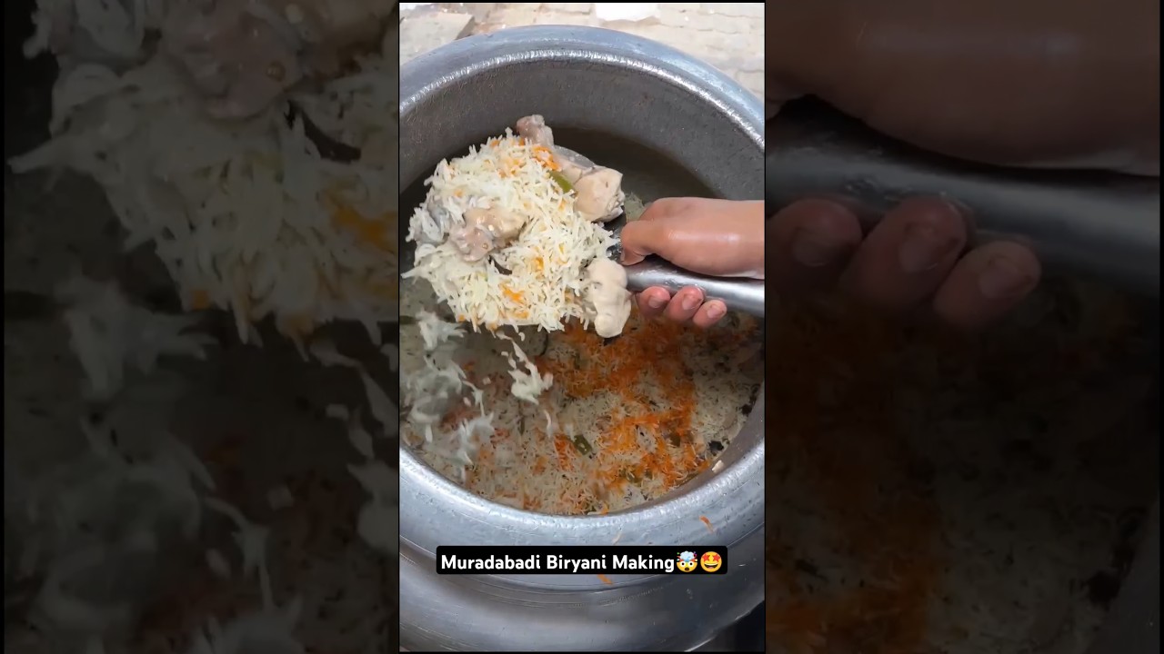Muradabadi Biryani In Rs.120 Only At Hyderabadi & Muradabadi Biryani, Kakadeo, Kanpur | #shorts