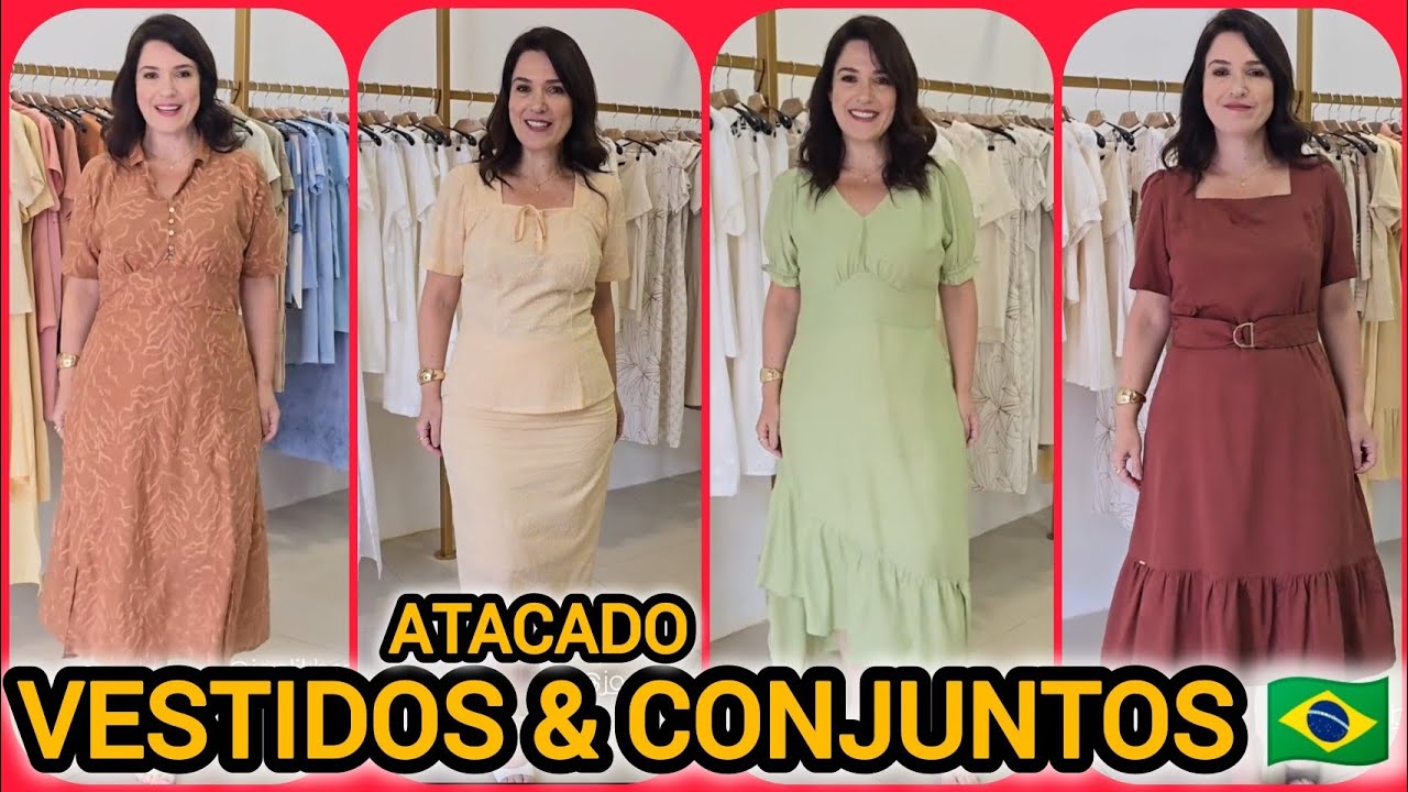 VESTIDOS & CONJUNTOS 🇧🇷 PROVADOR FASHION COM RENATA CASTANHEIRA 🌹✅ #vestidos #moda #modamodesta 