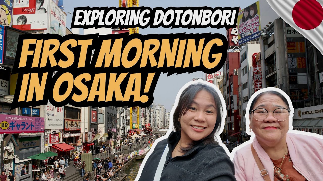Our first morning in Osaka. 🇯🇵