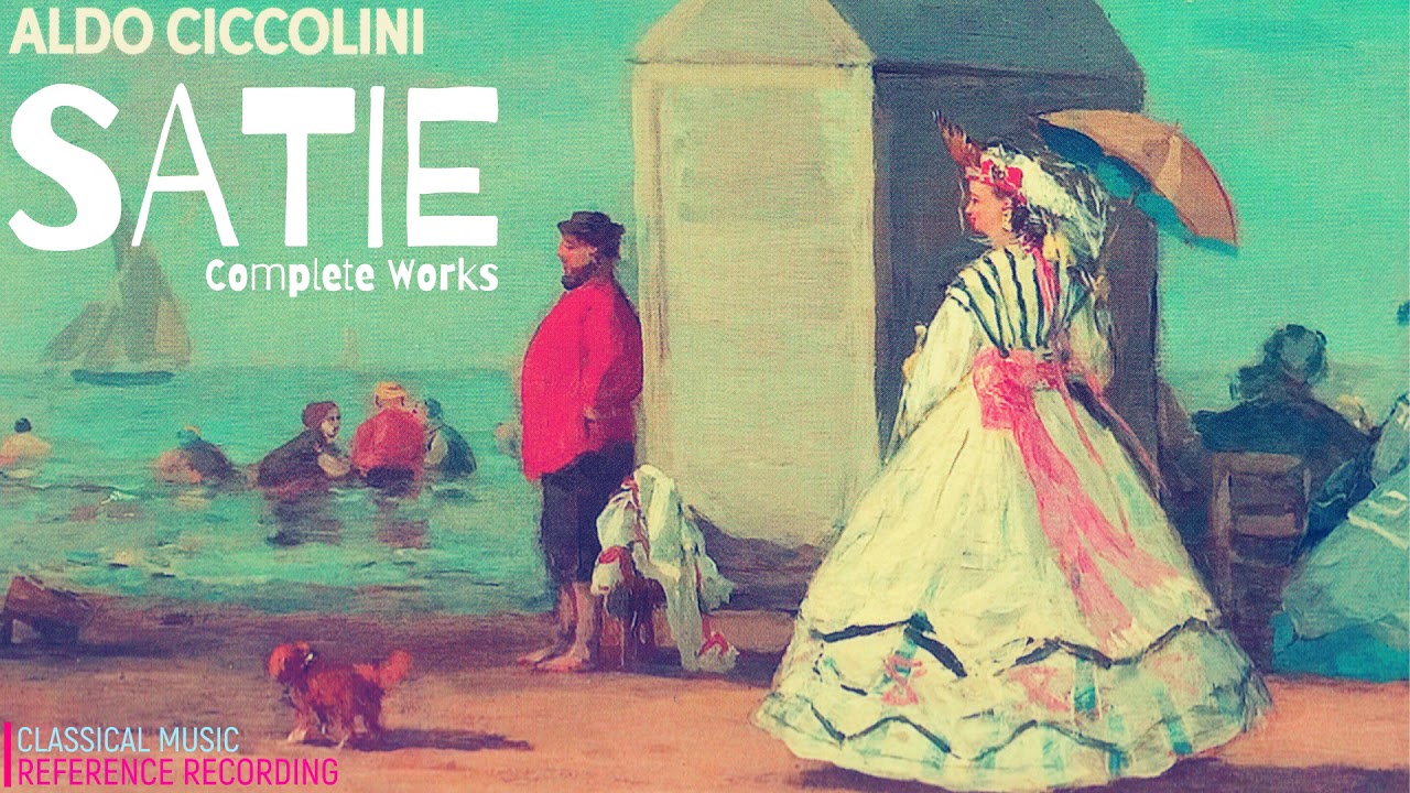 Satie by Aldo Ciccolini - Complete Piano Works, Gymnopedie, Ogive.. + Presentation (ref. record.)