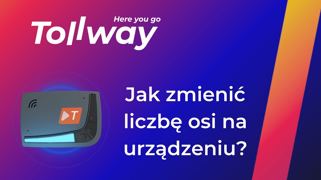 Telepass K1 Jak zmienić liczbę osi?