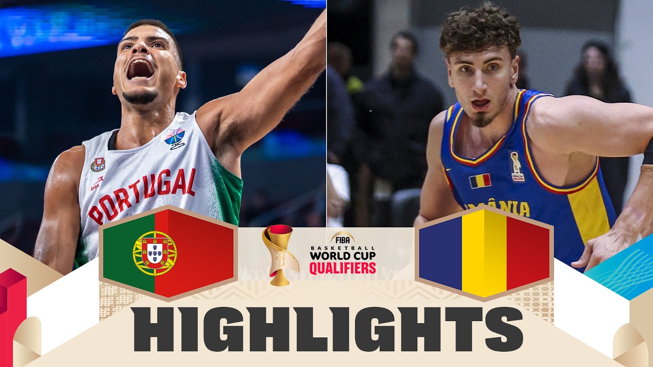 Portugal 🇵🇹 v Romania 🇷🇴 | Highlights | FIBA Basketball World Cup 2027 European Qualifiers