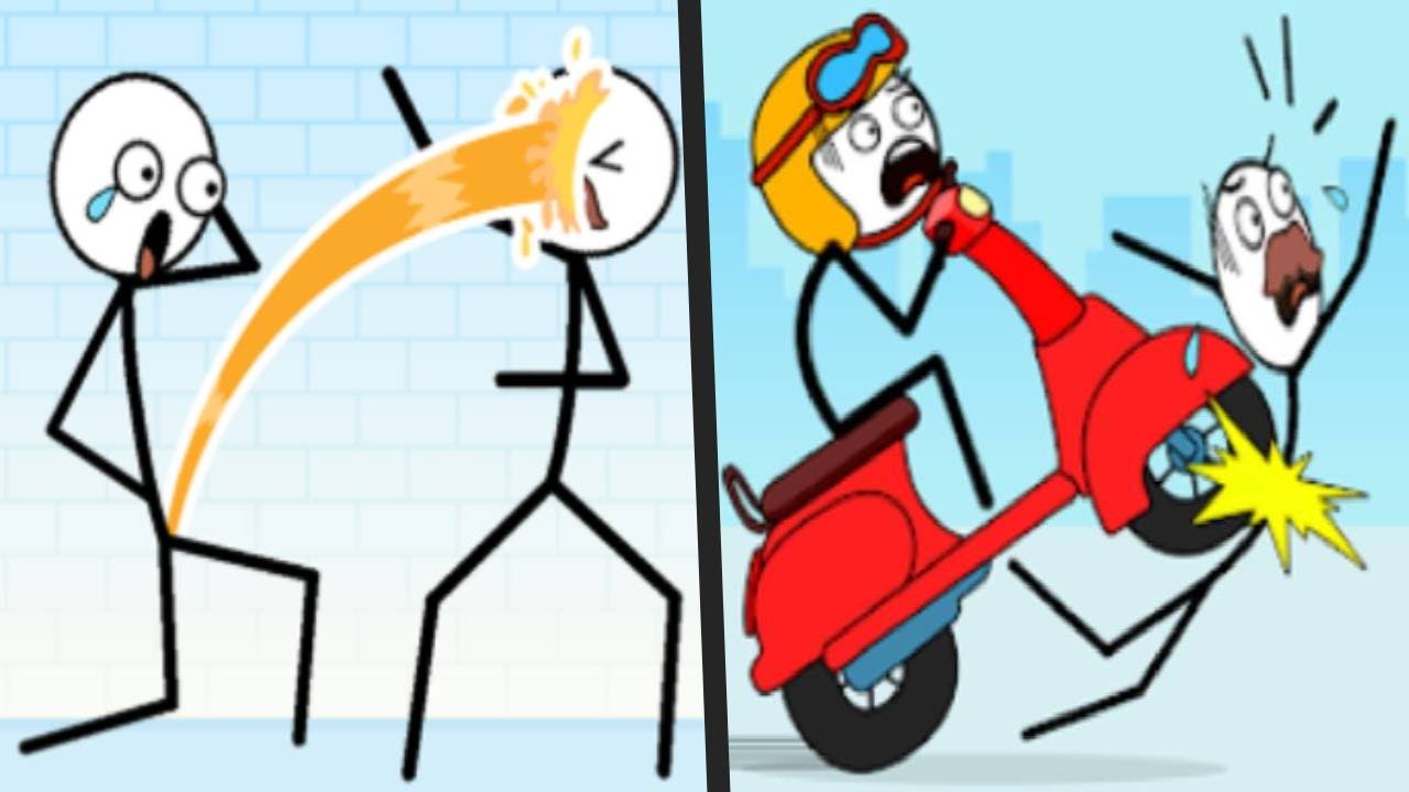 TOILET TIME vs CRAZY WHEELIE - All levels UPDATED Satisfying STICKMAN Mobile Gameplay (Android/ios)