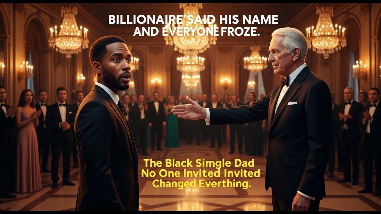 Billionaire Said His Name and Everyone Froze — The Black Single Dad No One Invited Changed Every....