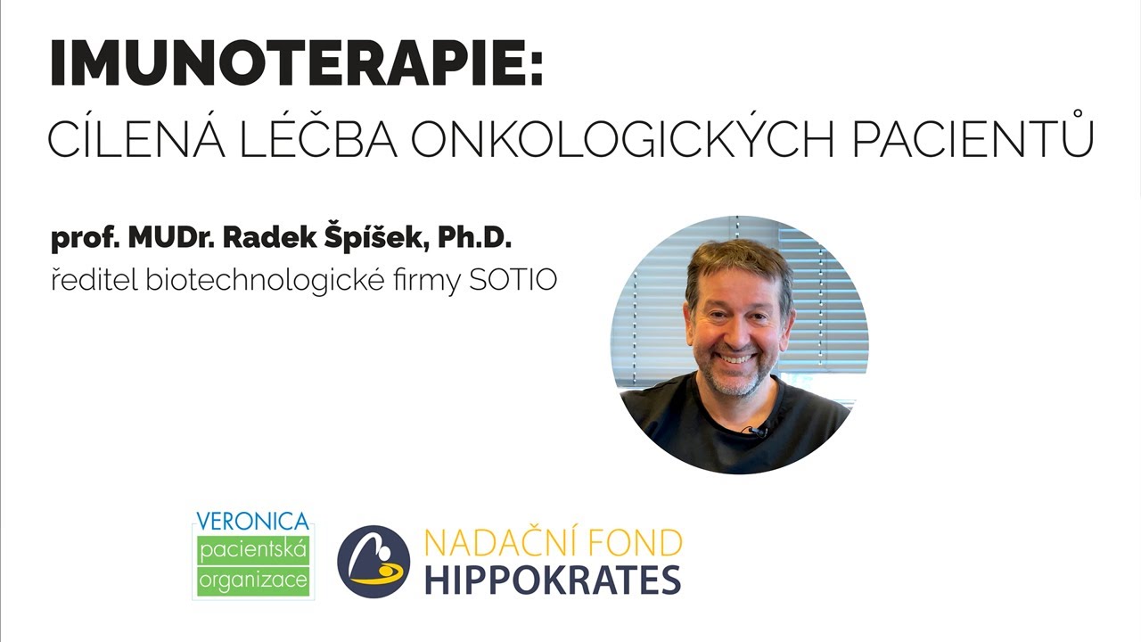 prof. MUDr. Radek Špíšek, Ph.D vysvětluje význam imunoterapie u onkologických nádorů