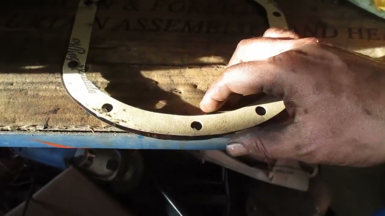 Volvo Duett 63.Byte av olja i bakaxel
