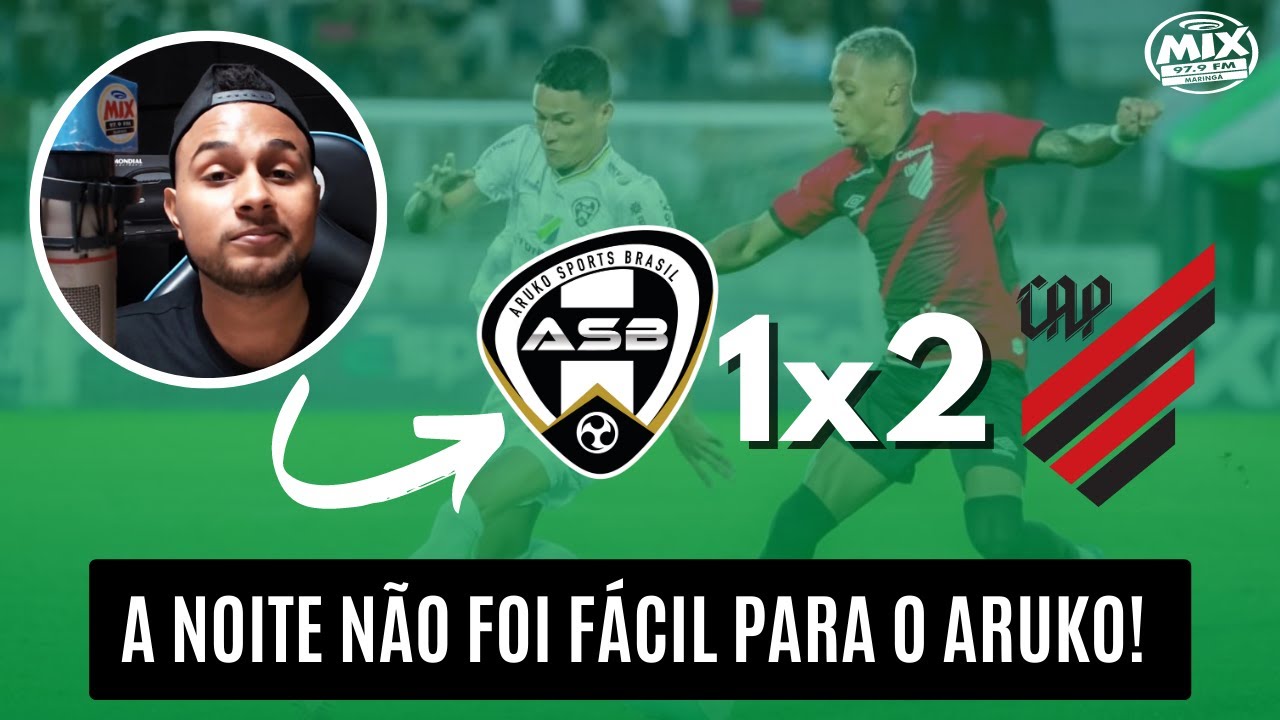 Aruko perde de 2 a 1 para Athletico Paranaense no Willie Davids