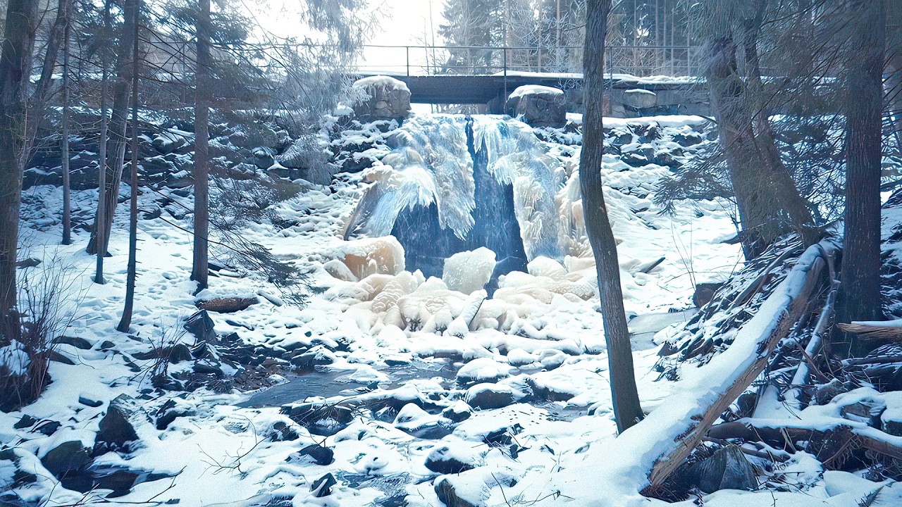 Stora och Lilla dammen - vinter
